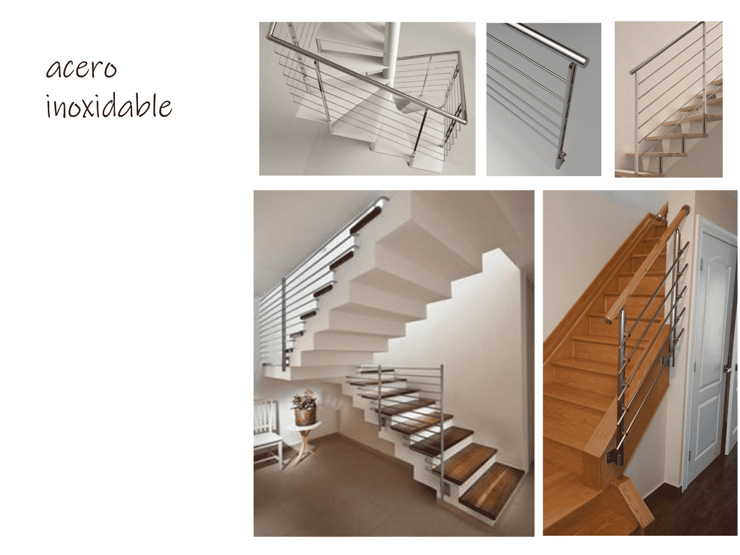Tipos De Barandillas Para Escaleras Interiores Segun Materiales Y Disenos