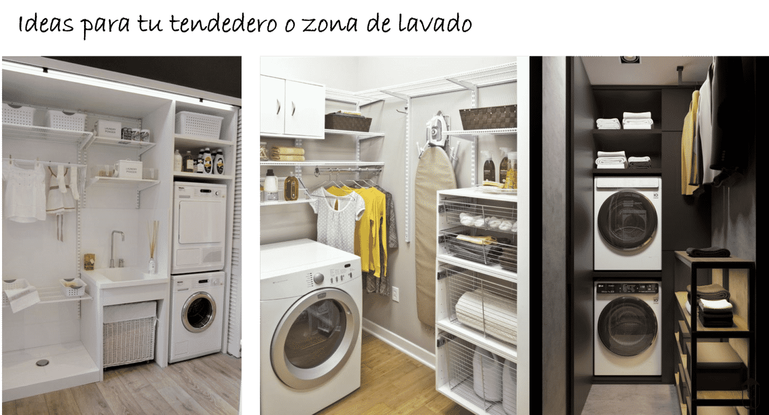 Ideas para optimizar tu tendedero o zona lavado - Reformas, Instalaciones y Decoración